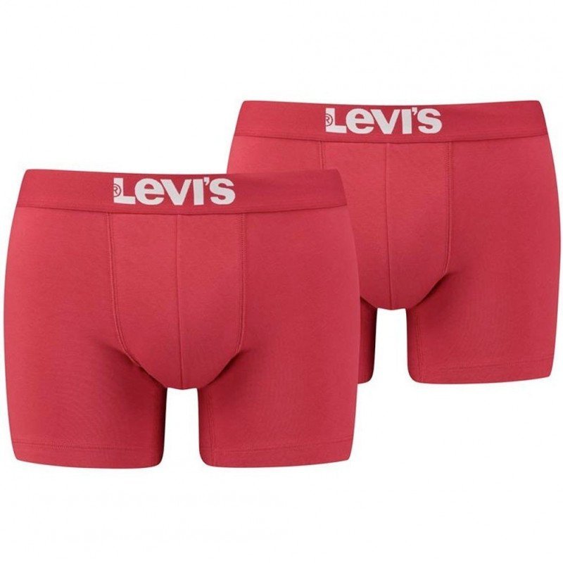 LEVI'S Lot de 2 Boxers Homme Coton CLASSIC Chili Pepper