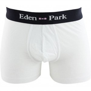 EDEN PARK Boxer Homme Coton ONE Blanc