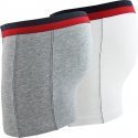 FILA Lot de 2 Boxers Homme Coton BICOLX2 Gris Blanc