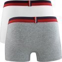 FILA Lot de 2 Boxers Homme Coton BICOLX2 Gris Blanc