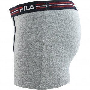 FILA Boxer Homme Coton CONTRAST Gris