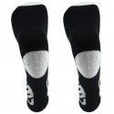 FREEGUN Lot de 2 paires de Mi-chaussettes Homme Coton LOW Noir Blanc