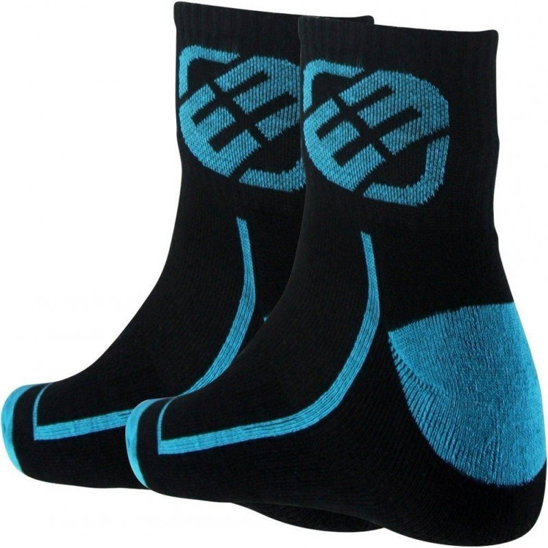 FREEGUN Lot de 2 paires de Mi-chaussettes Homme Coton LOW Noir Bleu