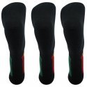 WATI B Lot de 3 paires de Chaussettes Garçon Coton LOG Noir Multicolore