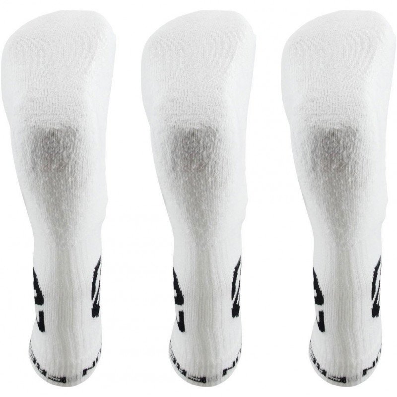 FREEGUN Lot de 3 paires de Chaussettes Garçon Coton LOG Blanc Noir