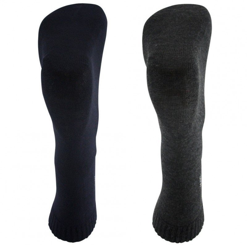 CLASSIC Lot de 2 paires de Chaussettes Homme Microfibre CLAS Croix Anthracite Marine