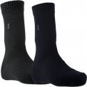 CLASSIC Lot de 2 paires de Chaussettes Homme Microfibre CLAS Croix Anthracite Marine