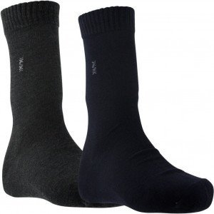 CLASSIC 2 paires Chaussettes Homme CLAS Croix Anthracite Marine