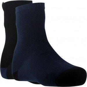 PULL IN 2 paires de Chaussettes Mixte Coton DUO Marine Noir