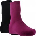 DIM Lot de 2 paires de Chaussettes Femme Coton PURCOTON Rose Noir