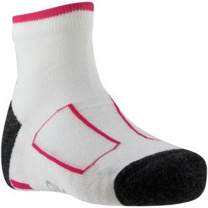 DIM Mi-chaussettes Femme Coton ULTRA Blanc Rose