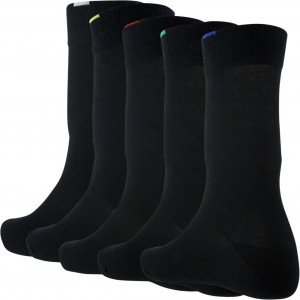 DIM Lot de 5 paires de Chaussettes Homme Coton ECODIM Noir
