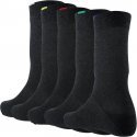 DIM Lot de 5 paires de Chaussettes Homme Coton ECODIM Anthracite