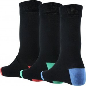 DIM Lot de 3 paires de Chaussettes Homme Coton STYLE Noir