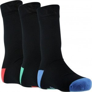 DIM Lot de 3 paires de Chaussettes Homme Coton STYLE Noir