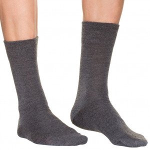 DIM Chaussettes Homme Laine WOOL Anthracite