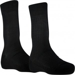 DIM Lot de 2 paires de Chaussettes Homme Fil d'Ecosse LISLE Noir