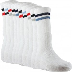 TWINDAY Lot de 10 paires de Chaussettes Homme Coton SPORT Blanc