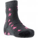 TWINDAY Chaussettes Femme Microfibre DOUCE Etoile Gris Rose