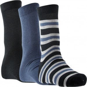 TWINDAY 3 paires de Chaussettes Homme NICE STRIPES Gris Marine