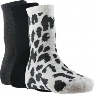 TWINDAY 3 paires Chaussettes Femme ESPRITSAUVAGE Beig Pant Anthra