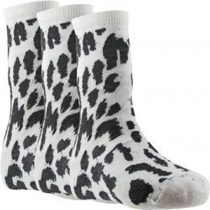 TWINDAY 3 paires Chaussettes Femme ESPRITSAUVAGE3 Beige Panthère