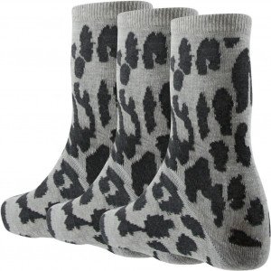 TWINDAY 3 paires Chaussettes Femme Coton ESPRIT SAUVAGE Gris Pant