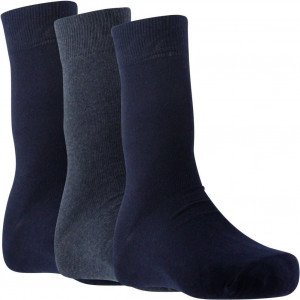 TWINDAY 3 paires de Chaussettes Homme Microcoton LESBLEUS Bleu