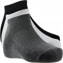 SOCKS EQUIPEMENT Lot de 3 paires de Socquettes Homme Coton TERRY Gris Blanc Noir