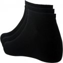 SOCKS EQUIPEMENT Lot de 3 paires de Socquettes Femme Coton TERRY Noir
