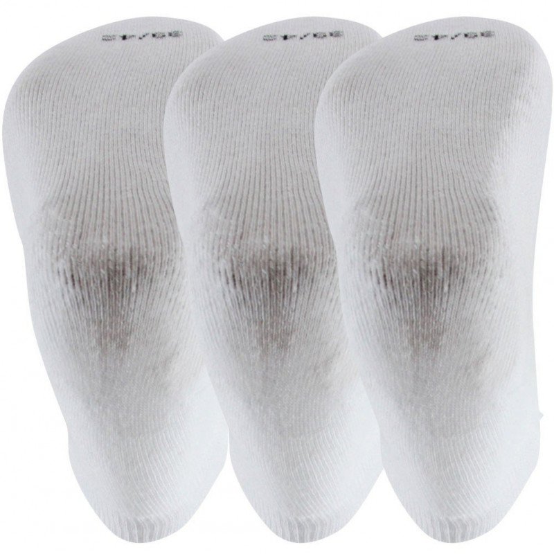 SOCKS EQUIPEMENT Lot de 3 paires de Socquettes Femme Coton TERRY Blanc