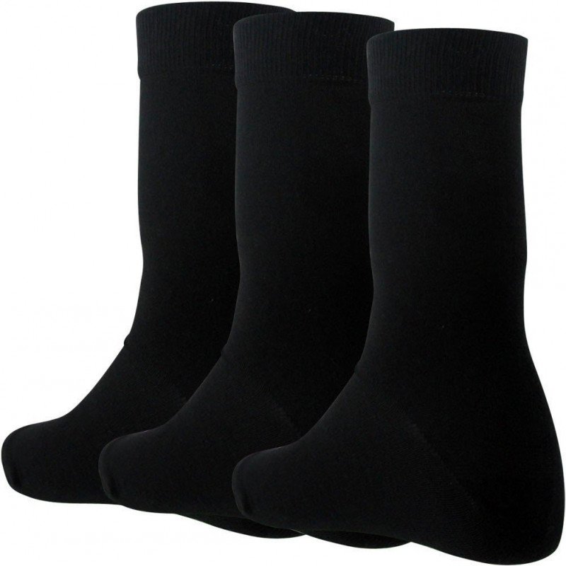 TWINDAY Lot de 3 paires de Chaussettes Homme Microcoton CASCADE Noir