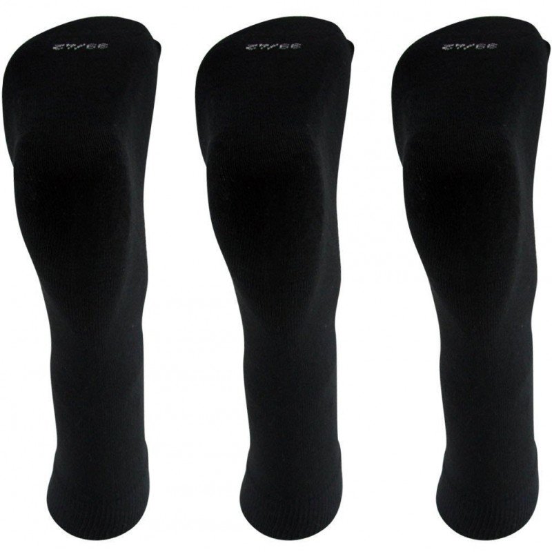 LOT DE 3 Chaussettes Chaussettes Homme Noir et Uni