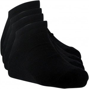 TWINDAY Lot de 4 paires de Socquettes Homme Coton LESUNIES Noir
