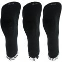 TWINDAY Lot de 3 paires de Chaussettes Femme Coton BORDS ANIMAUX Noir