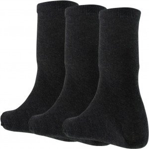 TWINDAY 3 paires Chaussettes Femme Coton ESPRIT SAUVAGE3 Anthra