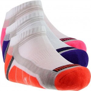 SOCKS EQUIPEMENT Lot de 3 paires de Socquettes Femme Microcoton LESTECHNIK Blanc Multicolore