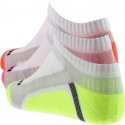 SOCKS EQUIPEMENT Lot de 3 paires de Socquettes Femme Microcoton TECHNIQUE Blanc Multicolore