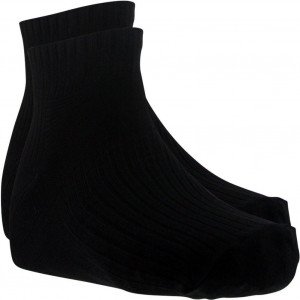 TWINDAY 2 paires de Mi-chaussettes Femme Modal COCOONING Noir