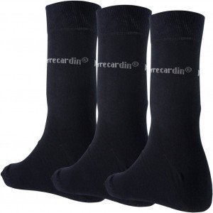 PIERRE CARDIN 3 paires de Chaussettes Homme Coton PACK Marine