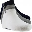 LOT DE 3 Socquettes Chaussettes Homme DONNA Bleu et Marine