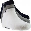 PIERRE CARDIN Lot de 3 paires de Socquettes Homme Coton DONNA Marine Blanc Gris