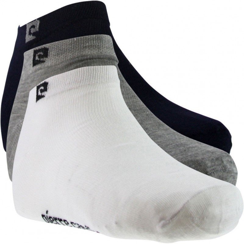LOT DE 3 Socquettes Chaussettes Homme DONNA Bleu et Marine