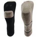 LANDSFORD Lot de 2 paires de Chaussettes Femme Laine ANGORA Beige Noir