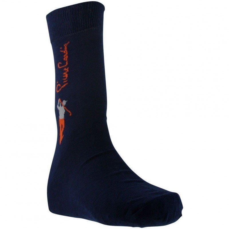 PIERRE CARDIN  Chaussettes Homme Coton GOLFEUR Marine