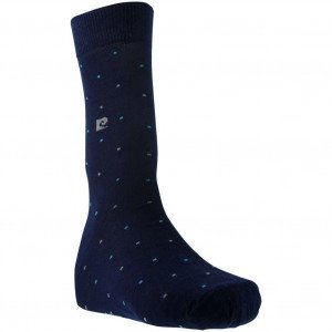 PIERRE CARDIN  Chaussettes Homme Coton POINTS Marine