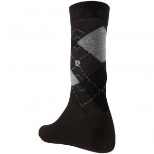 PIERRE CARDIN Chaussettes Homme Coton JACQUARD Chocolat