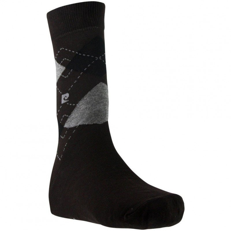 Chaussettes Homme JACQUARD Marron et Gris