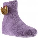 DOUDOU TETE 3D Violet Marron