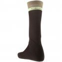 NICOLAS DELMOTTE Chaussettes Hautes Homme Microcoton EQUITATION TUBULAIR Chocolat